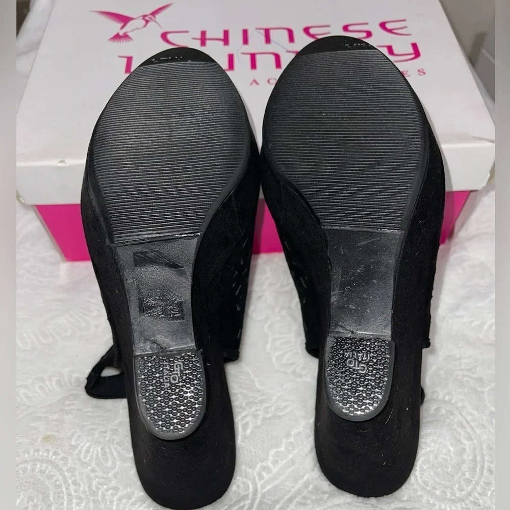 Chinese Laundry Z Midnight Dance Wedge Like New (Worn Once @ Sit-Down Event)